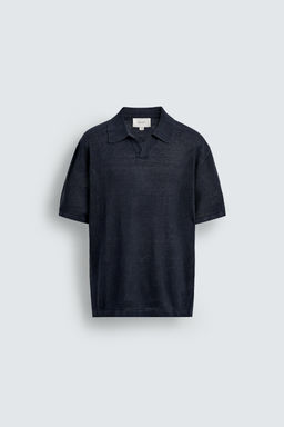 POLO PUNTO REGULAR FIT 100% LINO / Verde claro - Zara фото 15