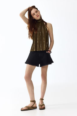 Top halter con textura - H&m фото 6