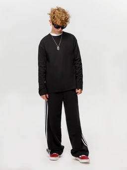 КБ 302925/черный 1413 лонгслив (футболка дл.рукав) дет