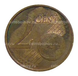 Монета 2 евроцента 2002 года F Германия