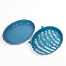 Туалет с сеткой Киса, 37 х 27 х 4 см, синий - Пижон фото 2