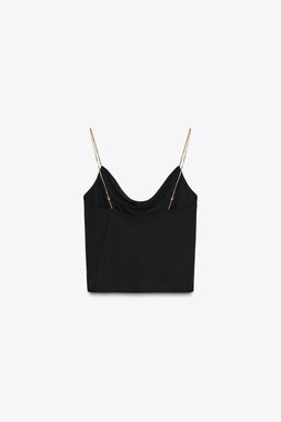 CHAIN STRAP CAMISOLE TOP - Zara фото 16