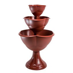 Кашпо 3-х ярусное Водопад Бр 8. 23, 24 Белый - Бриг фото 6