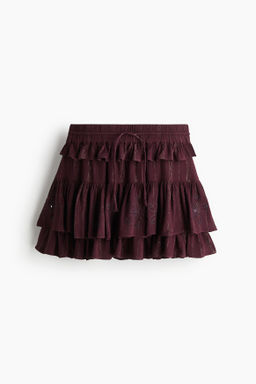 Minifalda con volantes