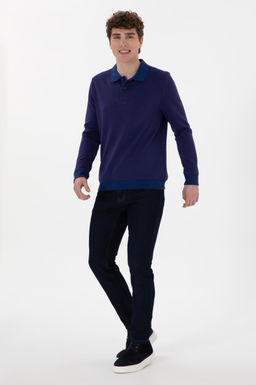 Erkek _ndigo Sweatshirt Sepette S_rpriz _ndirim - U.s. polo assn фото 4