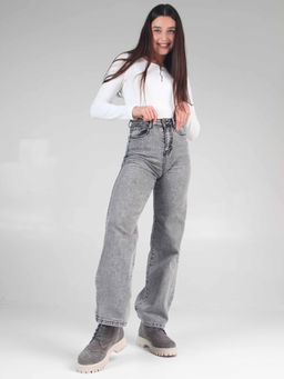 Ботинки 338.1541be. серый замок замша/Байка