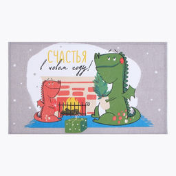 Набор полотенец Доляна Крепких объятий 28х46 см - 2 шт, 100% хл, рогожка 164 г/м2  фото 3