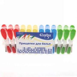 Цена за 4 шт. Прищепки бельевые Селфи (12шт) 201