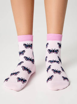 Цена за 2 пары. Носки классические Conte-kids Хлопковые носки TIP-TOP с рисунками