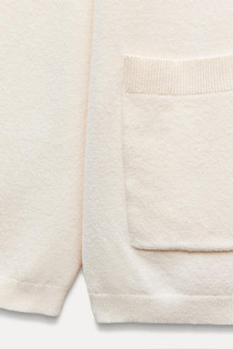 PLAIN KNIT 3/4 SLEEVE CARDIGAN - Zara фото 21