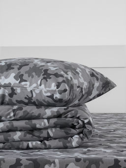 Постельное бельё 1.5-спальное Этель Military gray, бязь