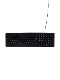 Клавиатура Defender Element HB-520, проводная, мембранная, 107 клавиш, USB, чёрная