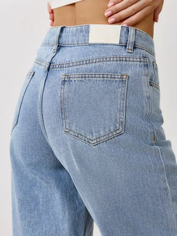 Джинсы жен. P222-0134-1 l.blue, со стразами - Primm фото 4