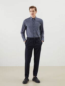 Regular Fit Uzun Kollu ?izgili Erkek G?mlek