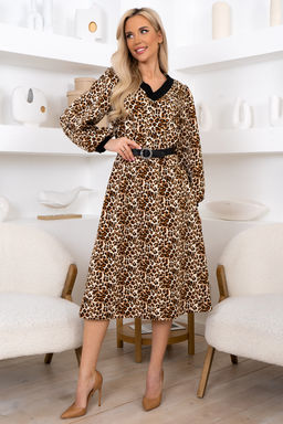 Платье Open Style 6763 коричневый