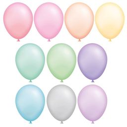 "BOOMZEE" BLS-25 Набор воздушных шаров 25 см 10 шт. 03_ассорти пастель