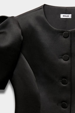 Жакет с объемными рукавами из сатина - Mollis фото 5