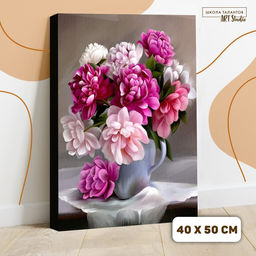Картина по номерам на холсте с подрамником Букет 40 50 см - Школа талантов фото 2
