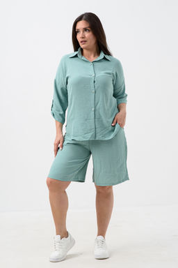 Комплект женский (рубашка+шорты) 52523