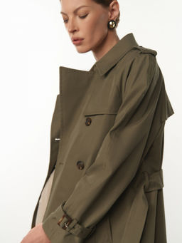 Conso/SL 230125 - khaki Тренч  фото 6