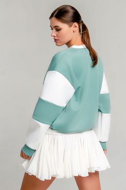 Арт. 15120 Свитшот женский 42-50 (5 шт) Цвет:полынь