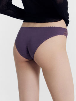 Цена за 2 штуки! Трусы женские слип-бикини фиолетовые гортензия1 412004 - Mark formelle фото 4