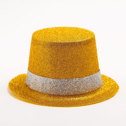 Цена за 2 шт. Карнавальная шляпка Цилиндр, на резинке, МИКС