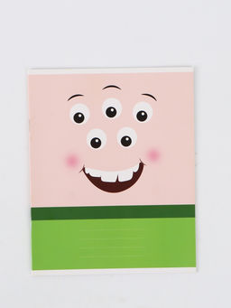 Цена за 20 шт. Тетрадь А5, 12 листов в косую линейку "Мордочки" микс