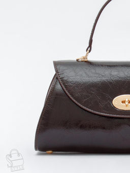 Сумка женская кожаная 1043L coffee Polina&Eiterou