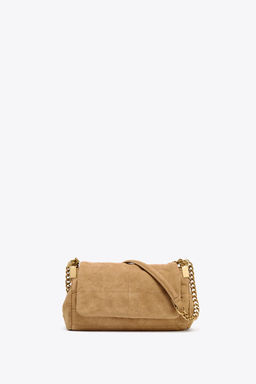 SPLIT SUEDE SHOULDER BAG - Zara фото 2