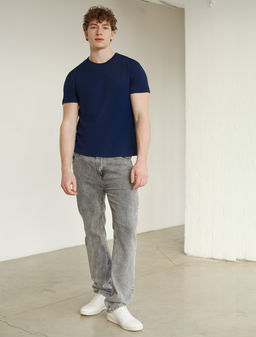 VILATTE / Футболка из премиального хлопка с эластаном  фото 5