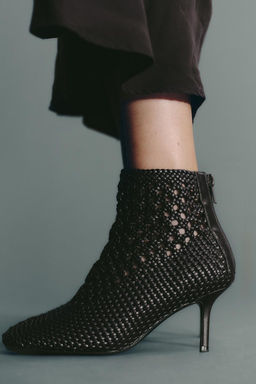 BRAIDED HEELED ANKLE BOOTS - Zara фото 2