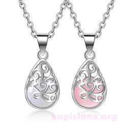 Кулон на цепочке Лунный камень