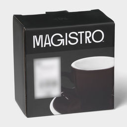 Кофейная пара фарфоровая Magistro Coffee time, 2 предмета: чашка 80 мл, блюдце d=12,5 см, цвет коричневый  фото 9
