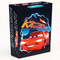 Пакет подарочный, 31 х 40 х 11,5 см Молния 95, Тачки