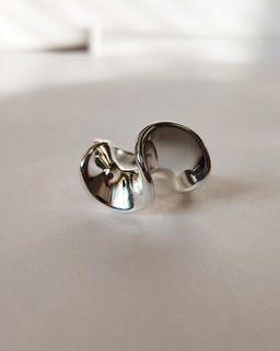 Кольцо с белым серебрением - Vel vett фото 6