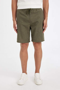 Хлопковые шорты-бермуды свободного покроя - Defacto фото 5