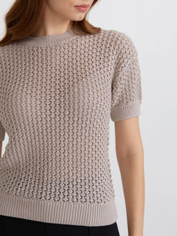 CONTE LDK2457 Джемпер женский dark beige - Conte elegant фото 3