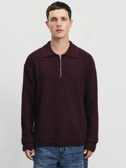 Джемпер relax fit на молнии / Zarina