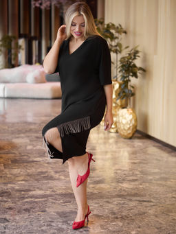 Платье 0349-1п тёмно-синий - Dora фото 52