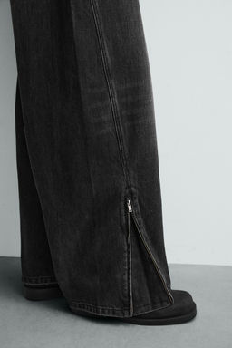 JEANS BALLOON FIT CREMALLERAS / Carb?n - Zara фото 7