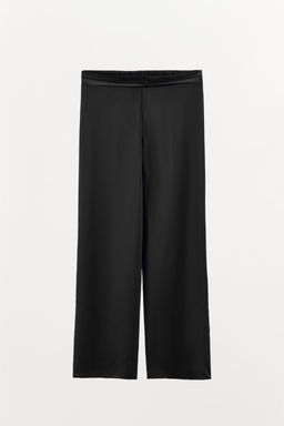 SATIN TROUSERS WITH ENTREDOS DETAIL - Zara фото 3