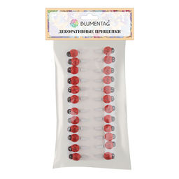Blumentag WCLM-25 Декоративные прищепки 5 х 24 шт. 2.5 см 118 натуральный  фото 4