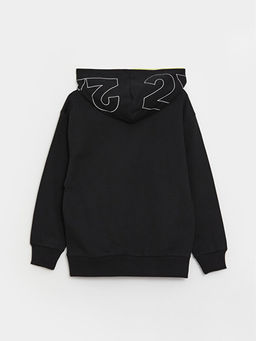 Rahat Kal?p Bask?l? Erkek ?ocuk Hoodie - Waikiki фото 3