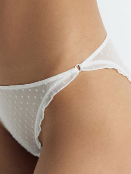 Цена за 2 штуки! Трусы женские слипы в белом цвете - Mark formelle фото 7
