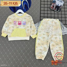 Костюм для девочки с рисунком