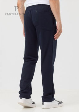 Мужские брюки свободные прямые из футера PDBB-241 - Pantelemone фото 2