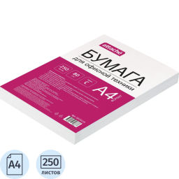 Бумага Attache (А4, марка С, 80 г/кв.м, 250 л)  фото 2