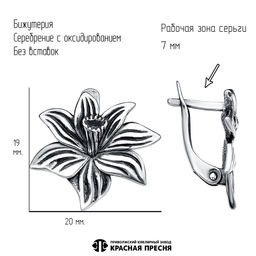 СЕРЬГИ 34016218 - Красная пресня фото 2