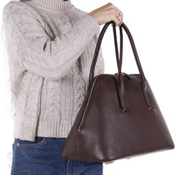 Сумка женская кожаная 7829NN coffee Natale Navetta  фото 2